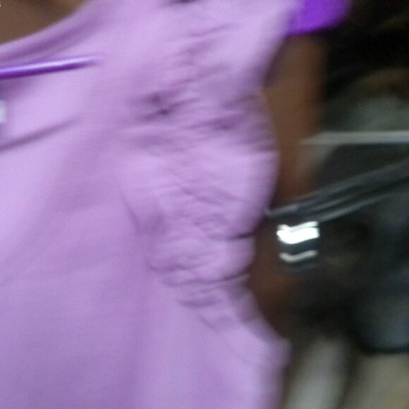 Pink Tank w/ Ruffle Sleeves - Picture 3 of 4